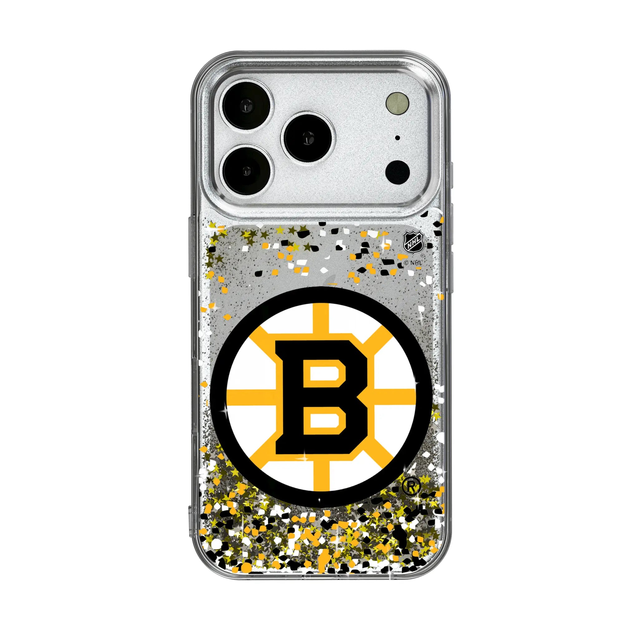 Boston Bruins Confetti Glitter Phone Case