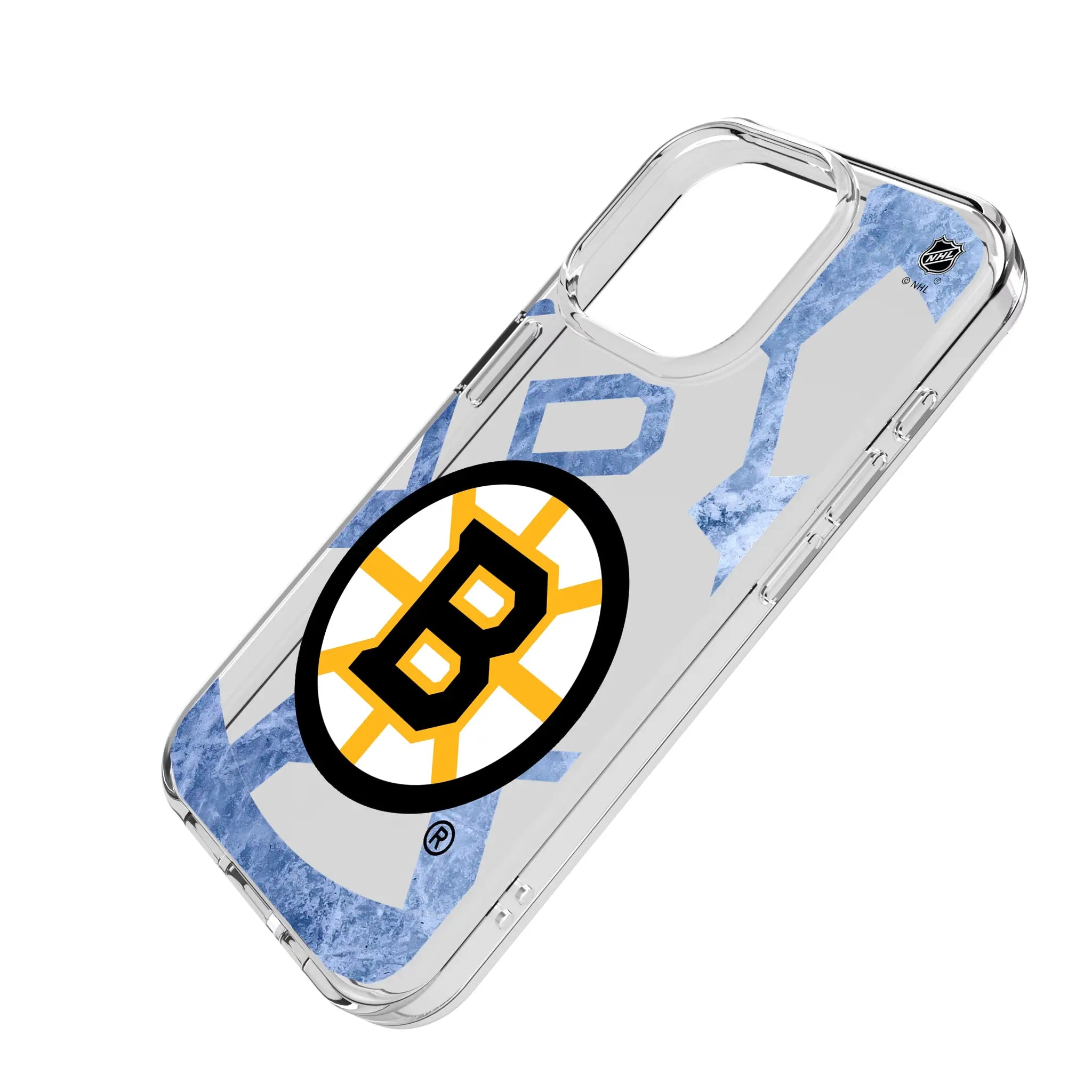 Boston Bruins Ice Tilt Clear Phone Case for Apple iPhone
