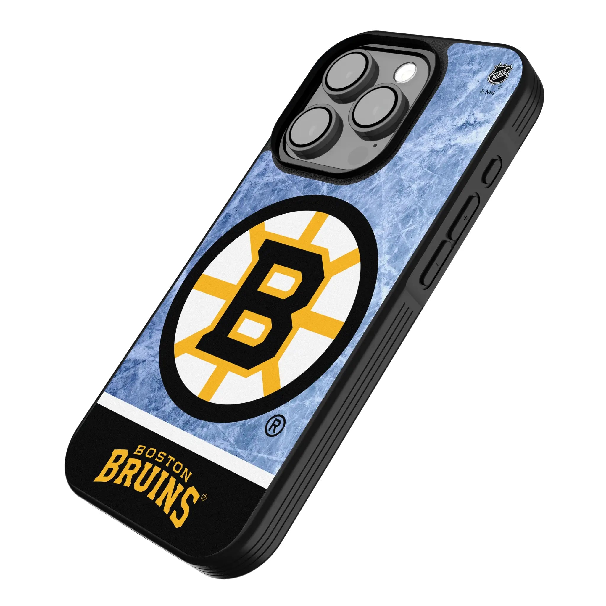 Boston Bruins Ice Wordmark Bump Phone Case
