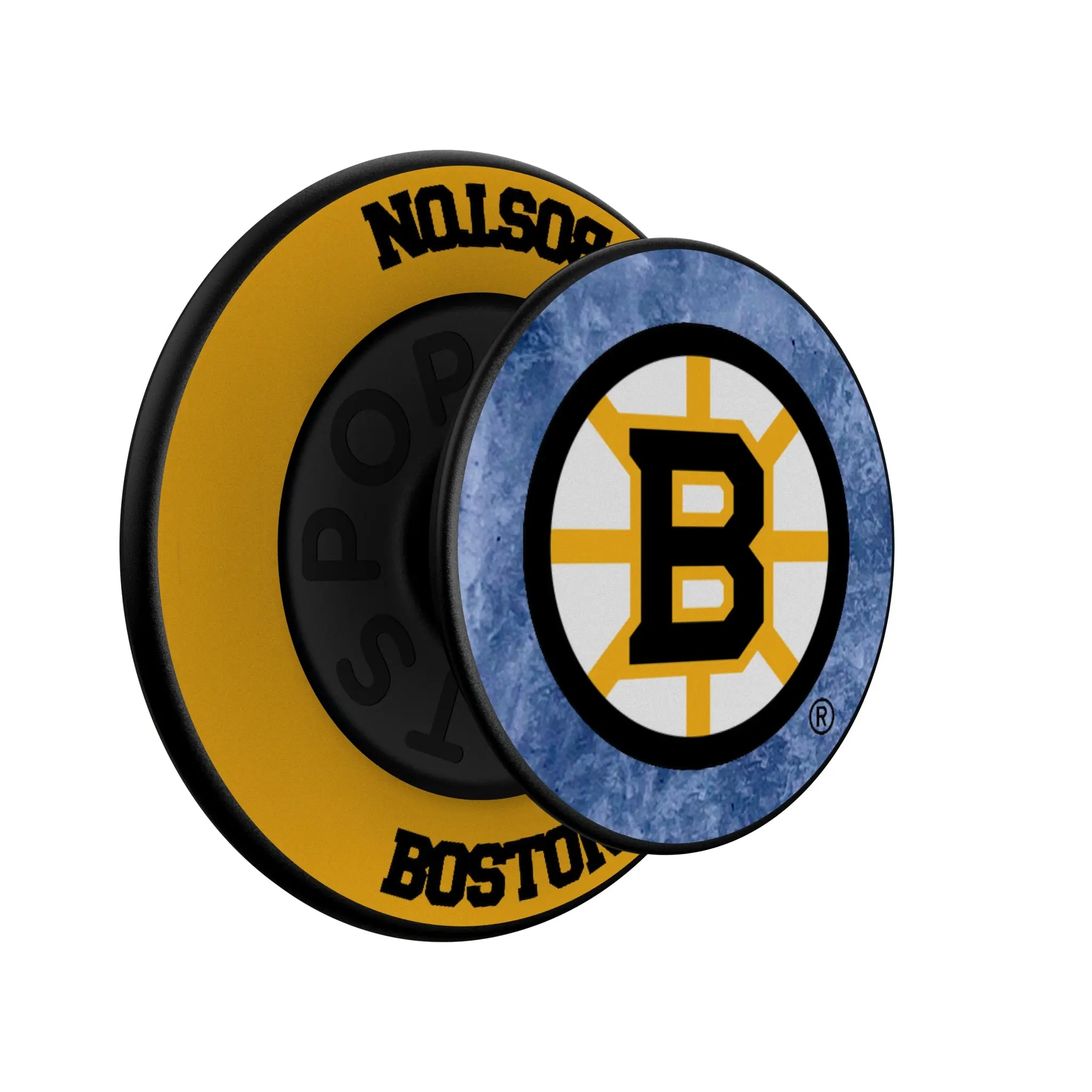 Boston Bruins Ice Wordmark PopSockets Magnetic Phone Grip and Stand