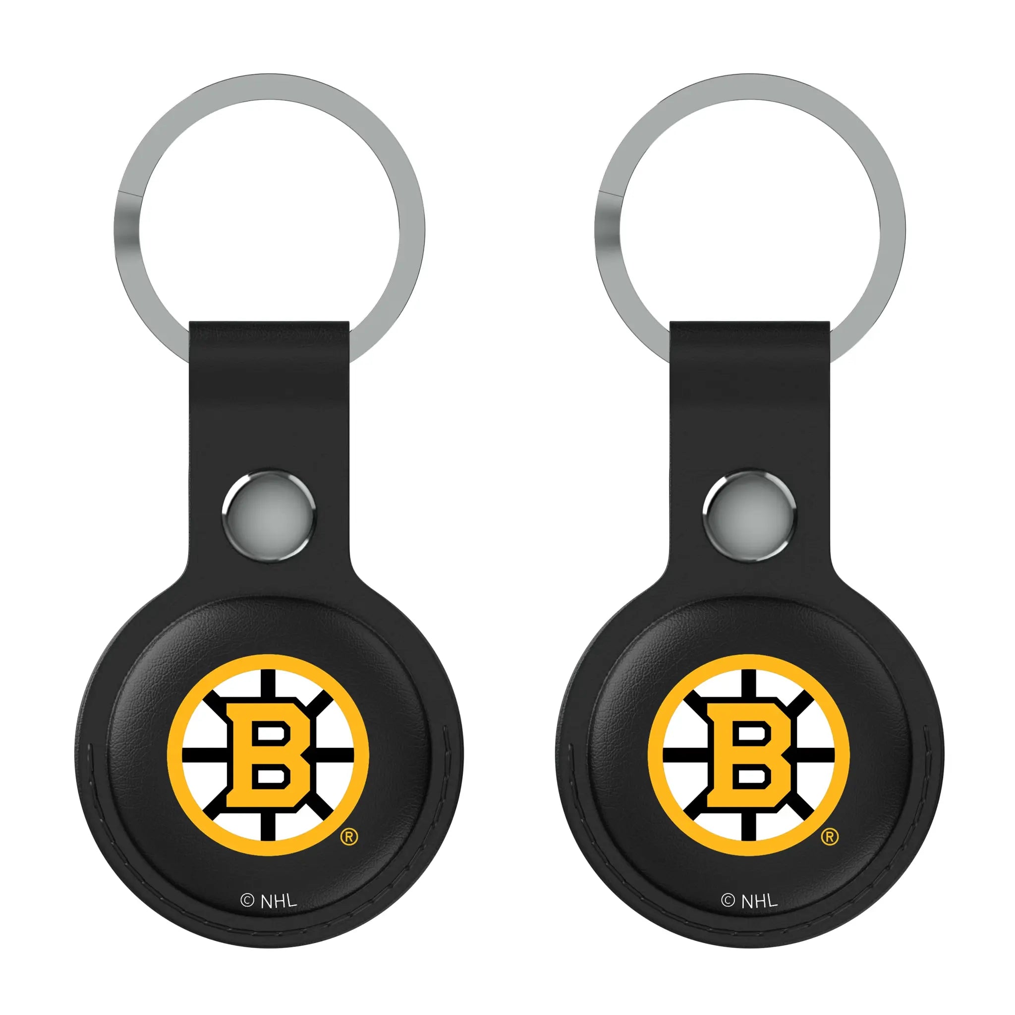 Boston Bruins Insignia Black Airtag Holder 2-Pack