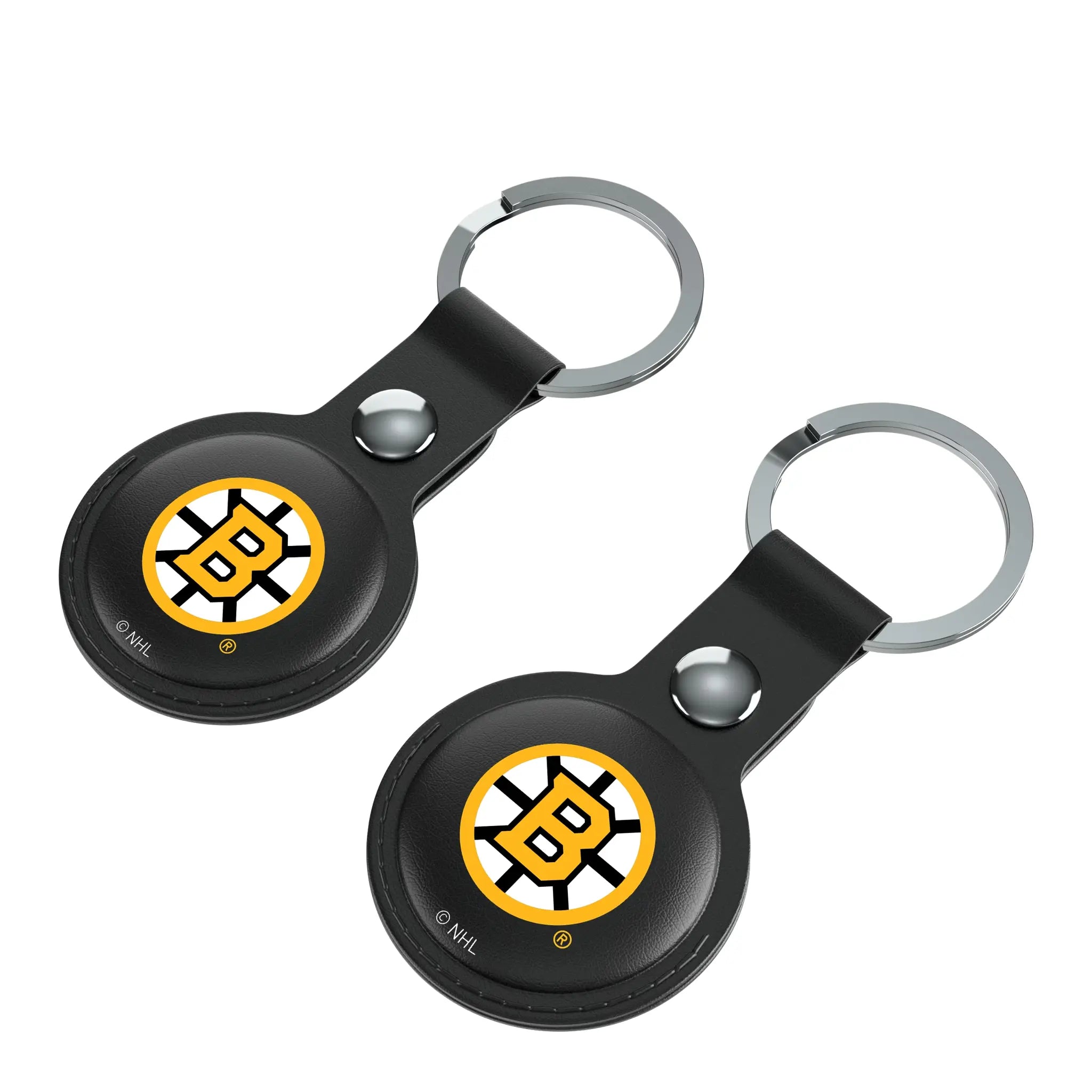 Boston Bruins Insignia Black Airtag Holder 2-Pack