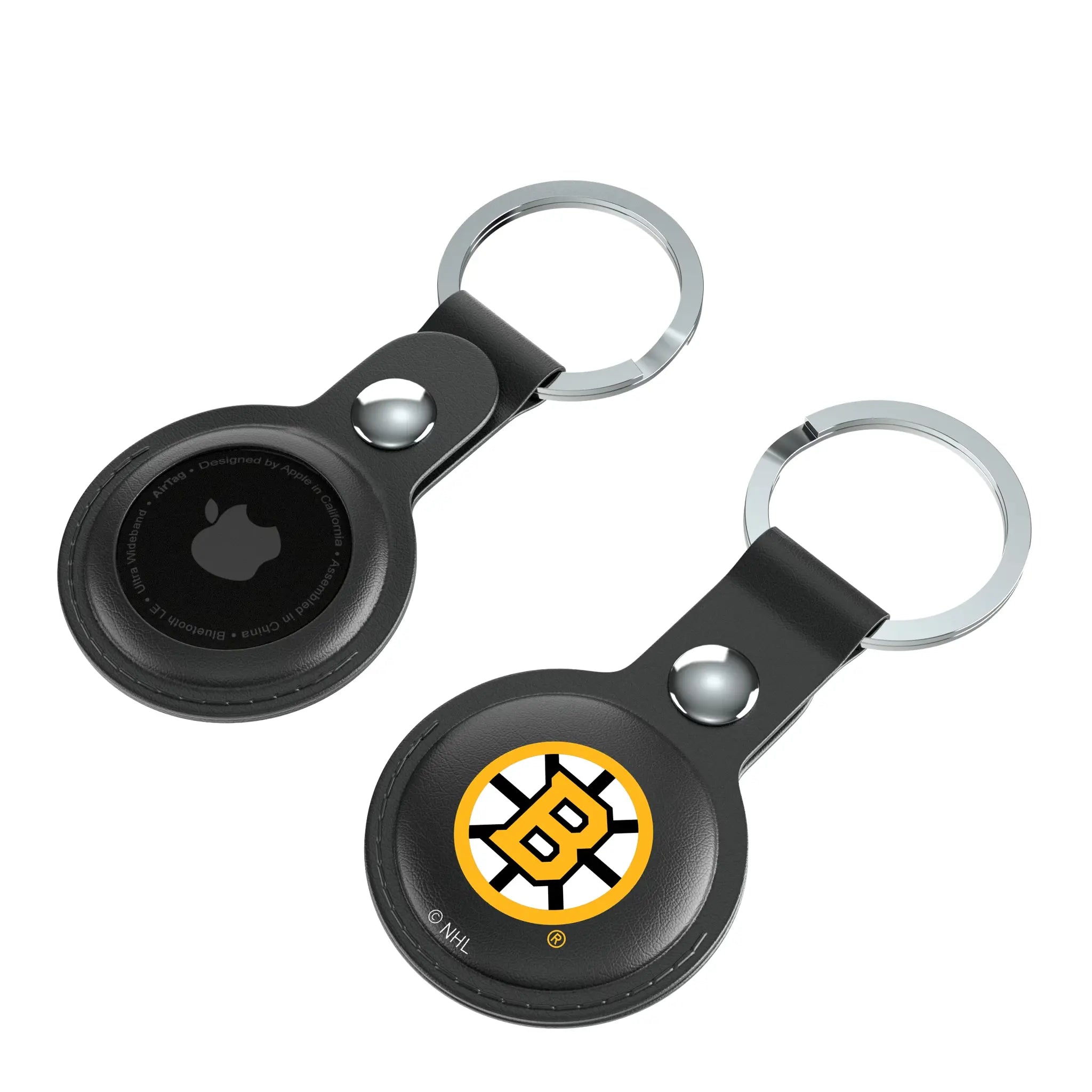 Boston Bruins Insignia Black Airtag Holder 2-Pack