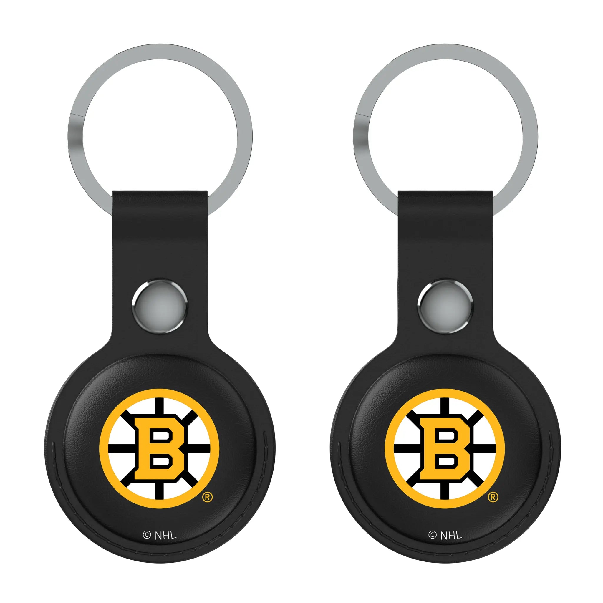 Boston Bruins Insignia Black Airtag Holder 2-Pack