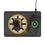 Boston Bruins Linen 15-Watt Wireless Charger and Mouse Pad