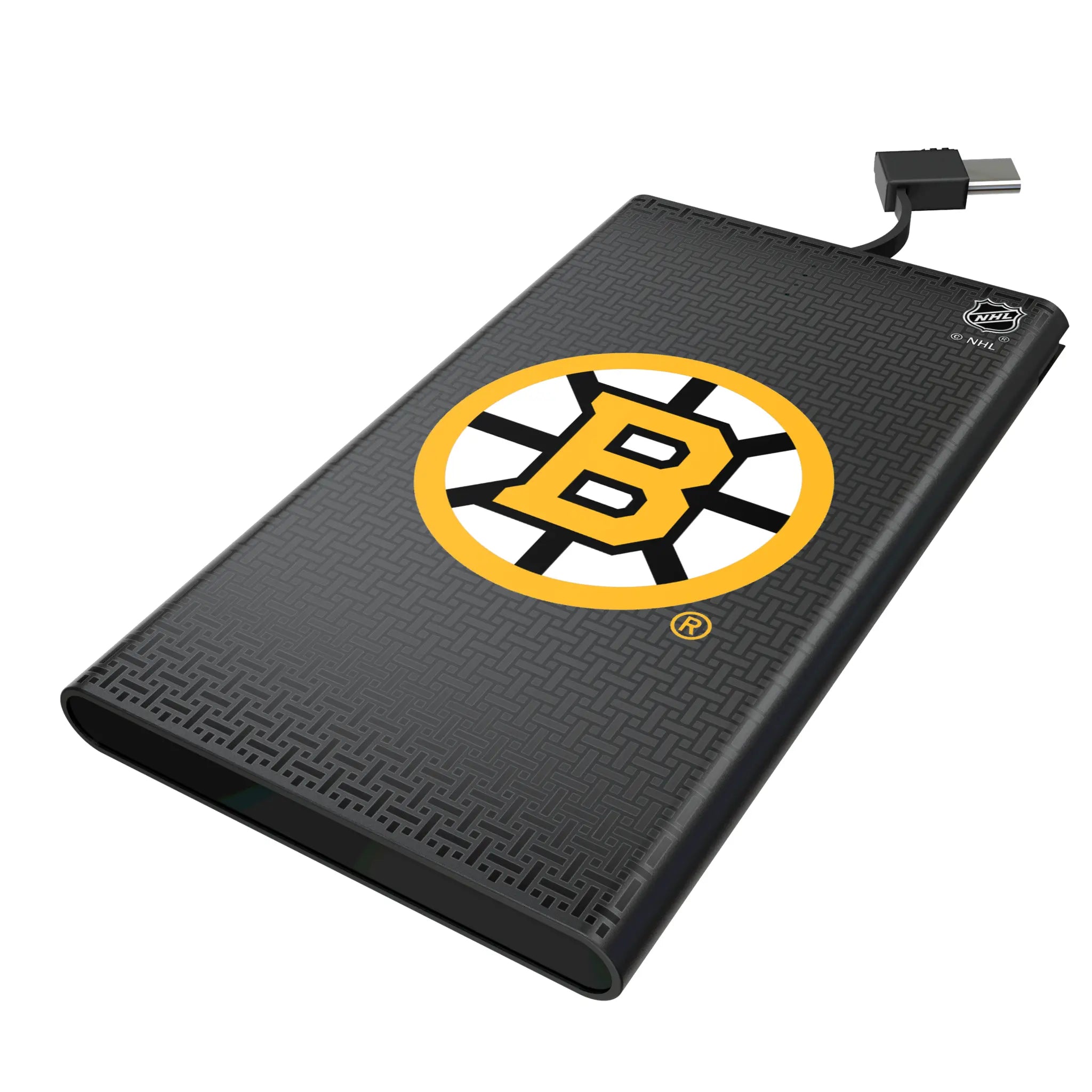 Boston Bruins Linen 5000mAh Flat Powerbank