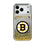 Boston Bruins Linen Glitter Phone Case