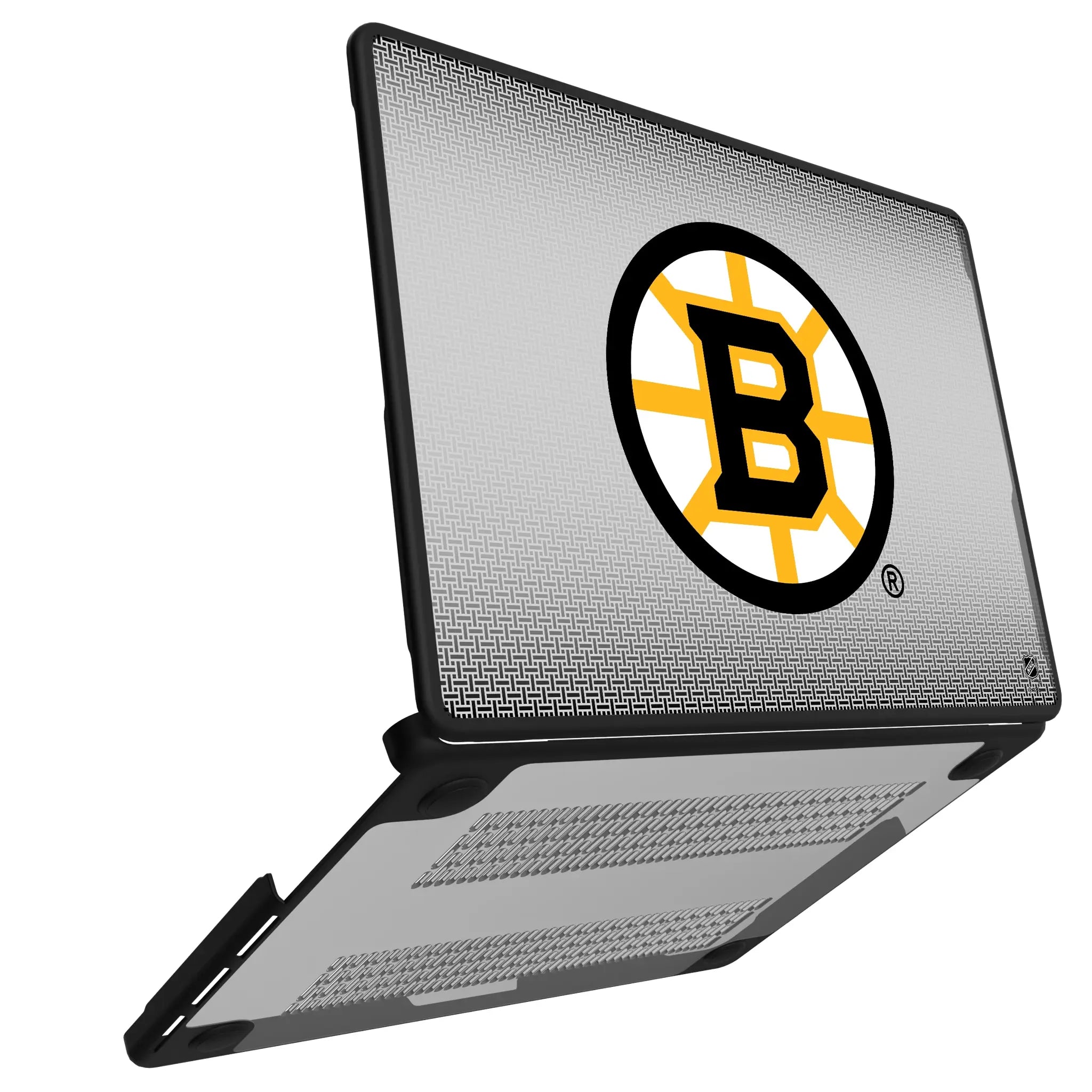 Boston Bruins Linen Laptop Case for Apple MacBook