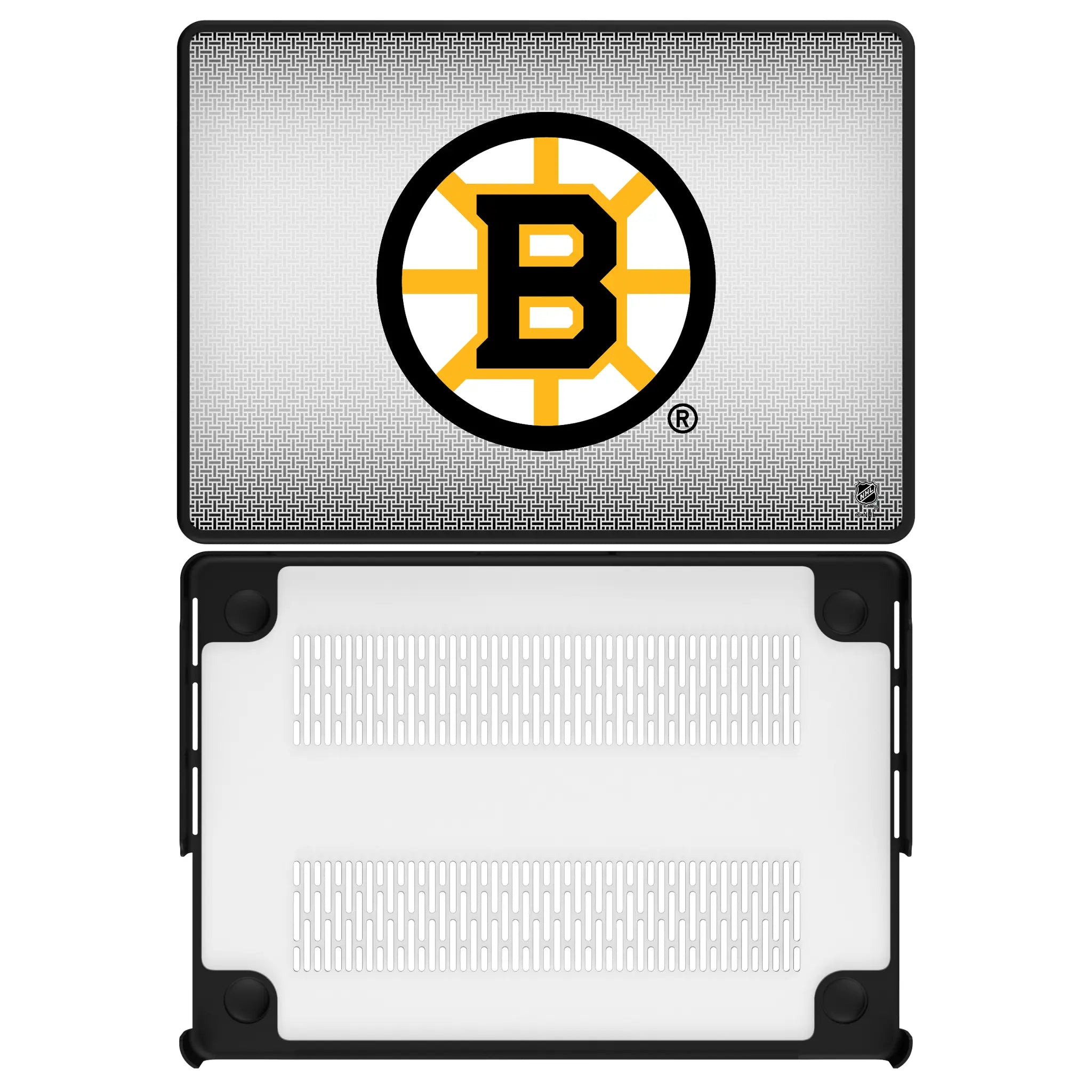 Boston Bruins Linen Laptop Case for Apple MacBook