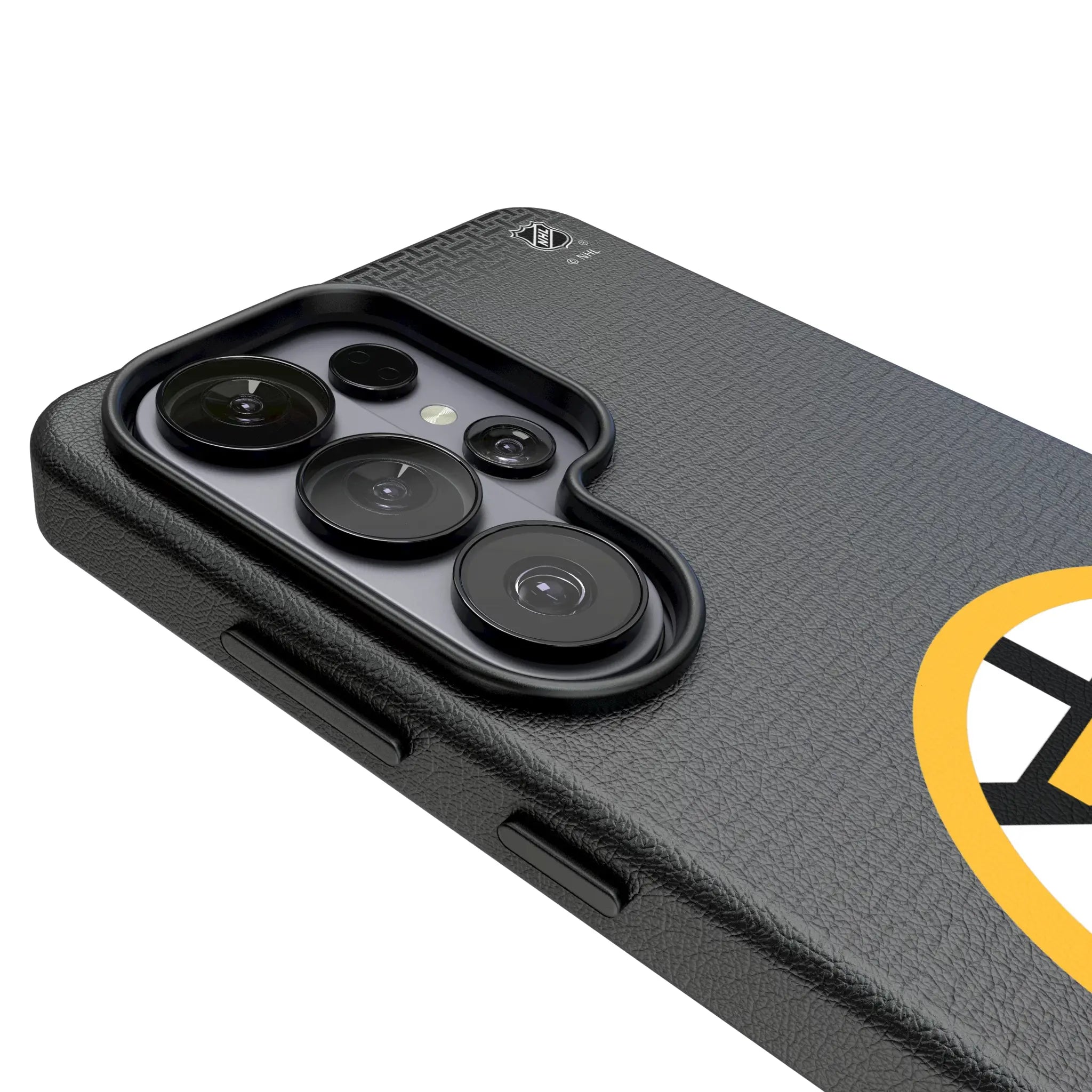 Boston Bruins Linen MagSafe Compatible Phone Case for Samsung Galaxy