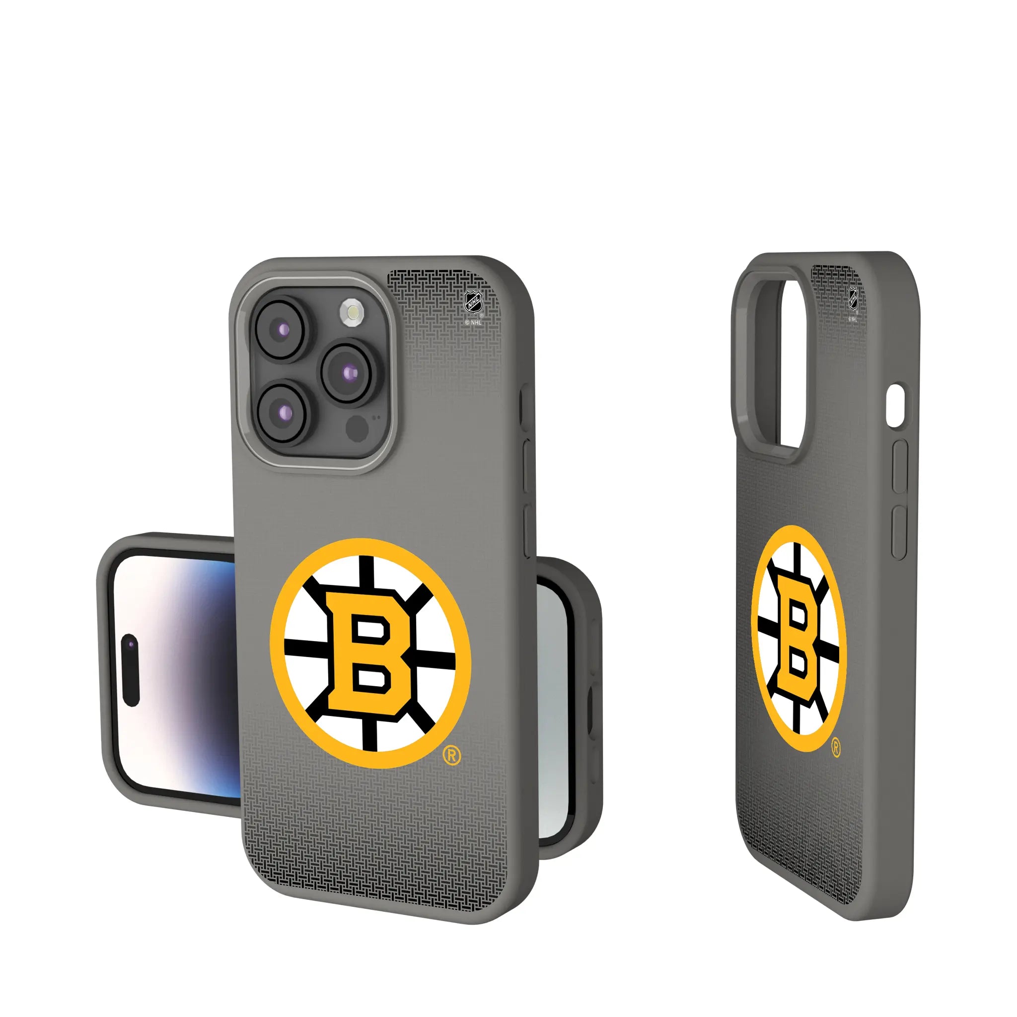 Boston Bruins Linen Soft Touch Phone Case
