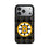 Boston Bruins Plaid MagSafe Compatible Phone Case for Apple iPhone