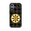 Boston Bruins Plaid MagSafe Compatible Phone Case for Apple iPhone