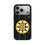 Boston Bruins Text Backdrop MagSafe Compatible Phone Case for Apple iPhone - Sports Gifts, Sports Memorabilia, Sports Collectibles, Fan Shop