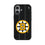 Boston Bruins Text Backdrop MagSafe Compatible Phone Case for Apple iPhone