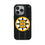 Boston Bruins Text Backdrop MagSafe Compatible Phone Case for Apple iPhone