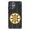 Boston Bruins Text Backdrop MagSafe Compatible Phone Case for Samsung Galaxy
