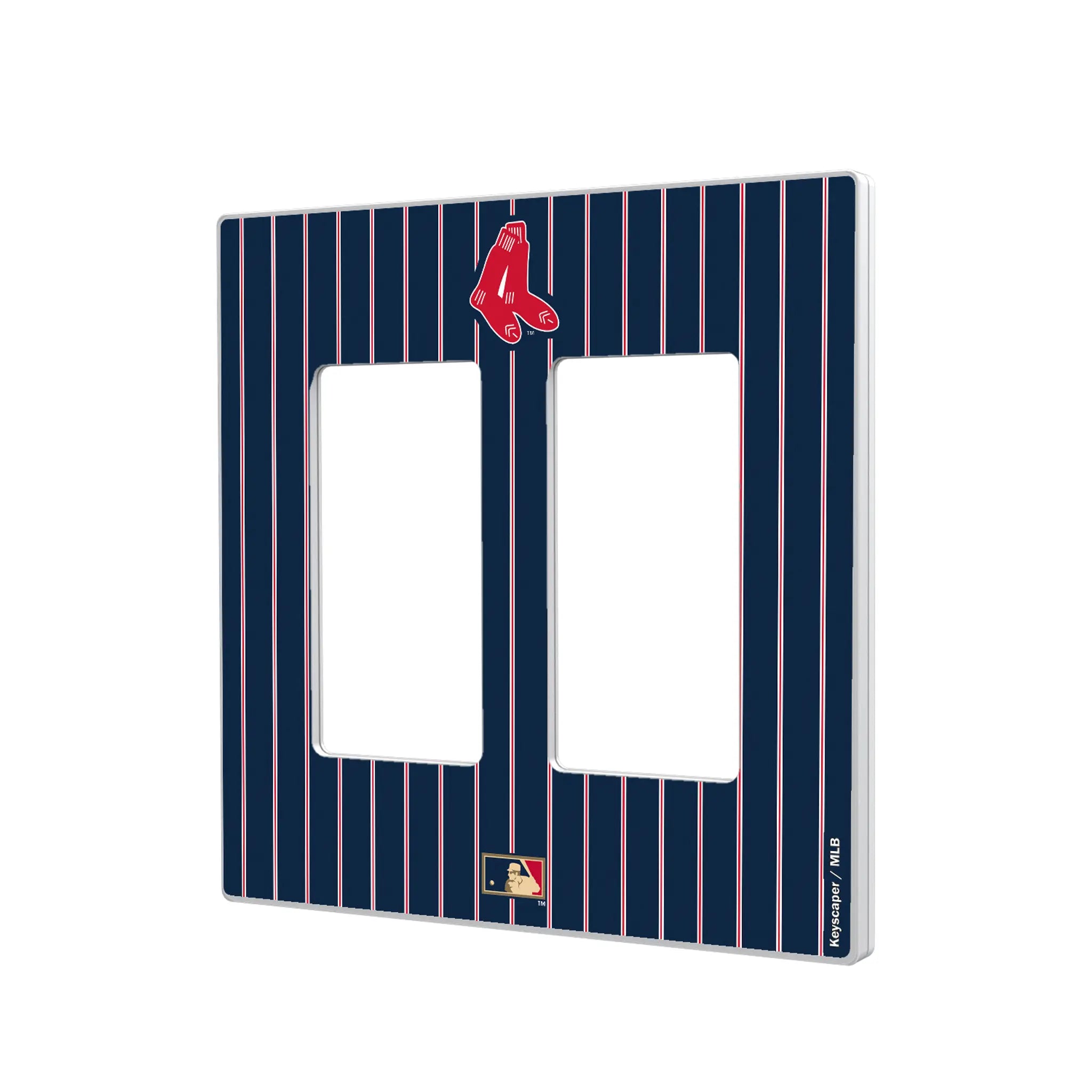 Boston Red Sox 1924-1960 - Cooperstown Collection Pinstripe Hidden-Screw Light Switch Plate