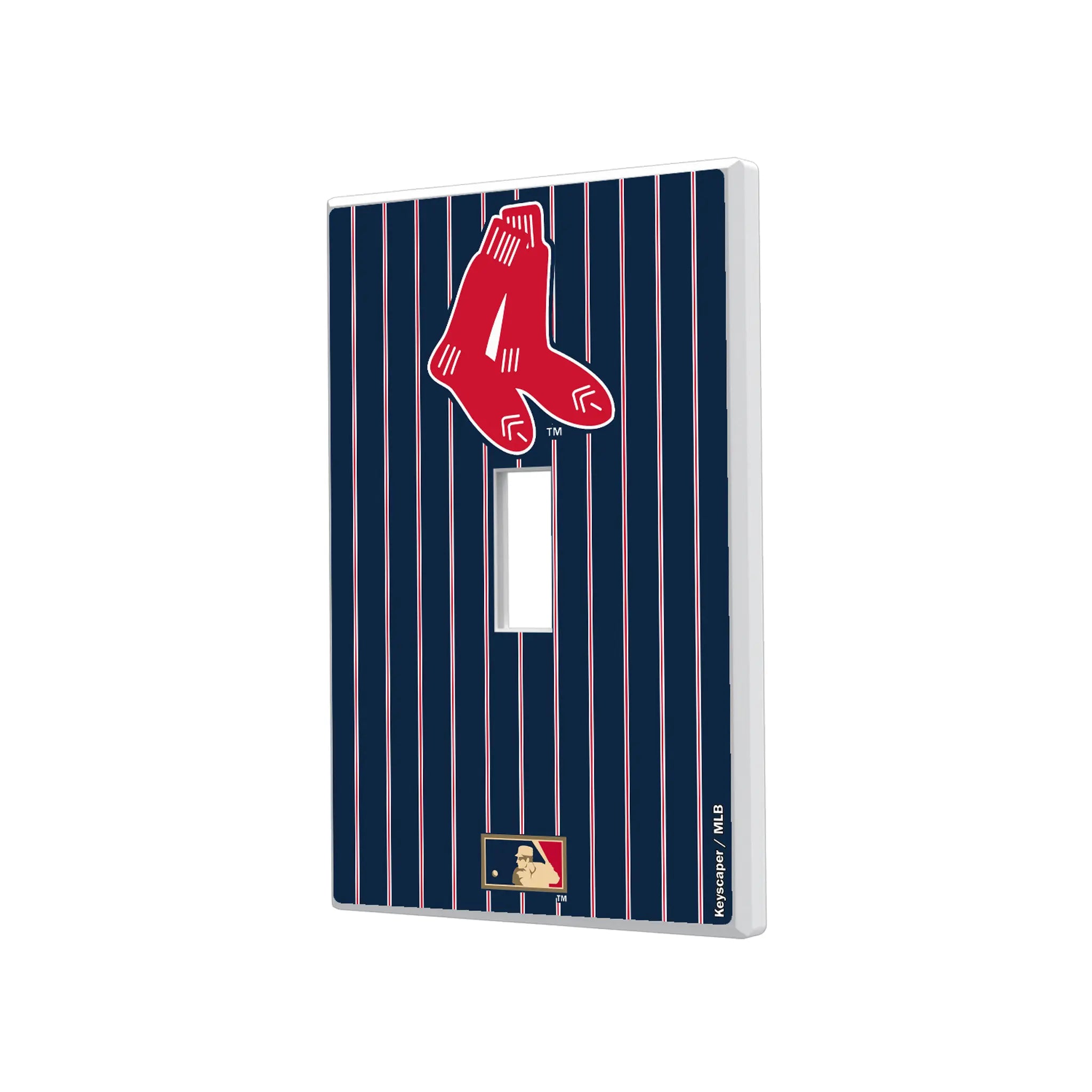 Boston Red Sox 1924-1960 - Cooperstown Collection Pinstripe Hidden-Screw Light Switch Plate