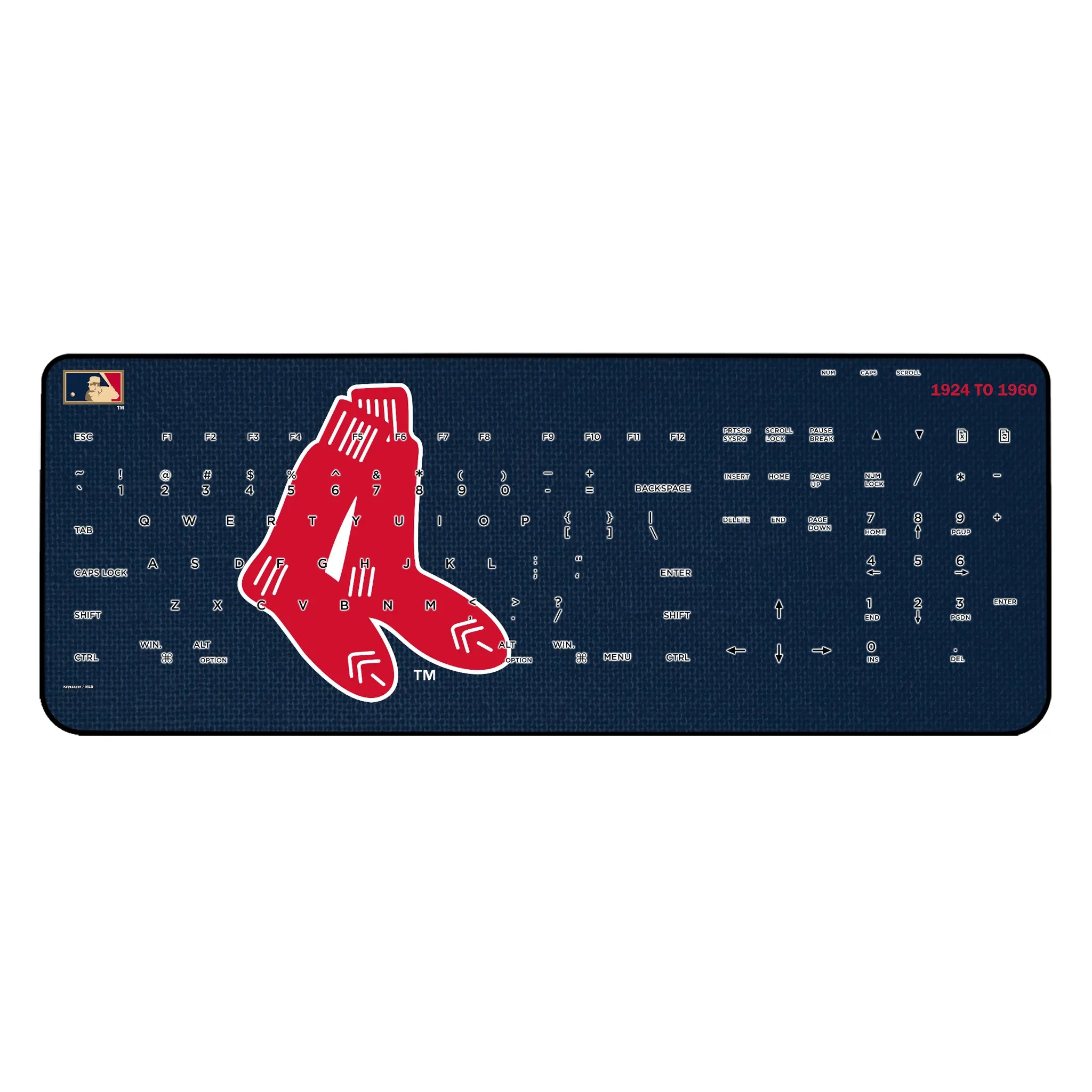 Boston Red Sox 1924-1960 - Cooperstown Collection Solid Wireless USB Keyboard