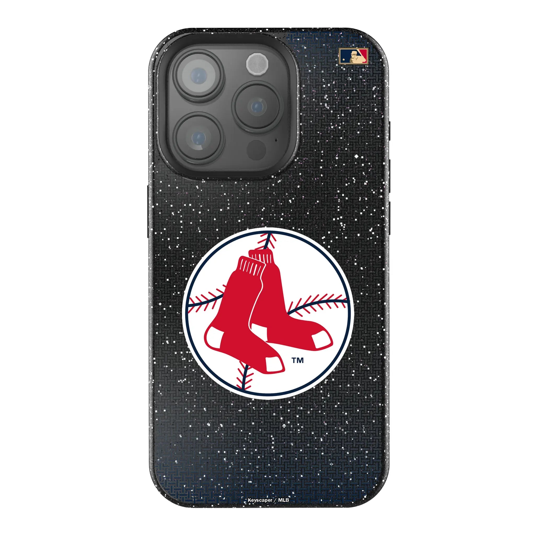 Boston Red Sox 1970-1975 - Cooperstown Collection Linen Bling Phone Case for Apple iPhone