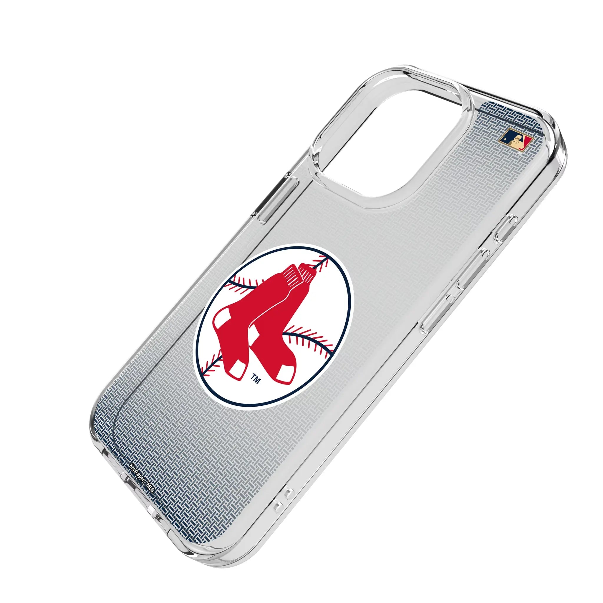 Boston Red Sox 1970-1975 - Cooperstown Collection Linen Clear Phone Case for Apple iPhone