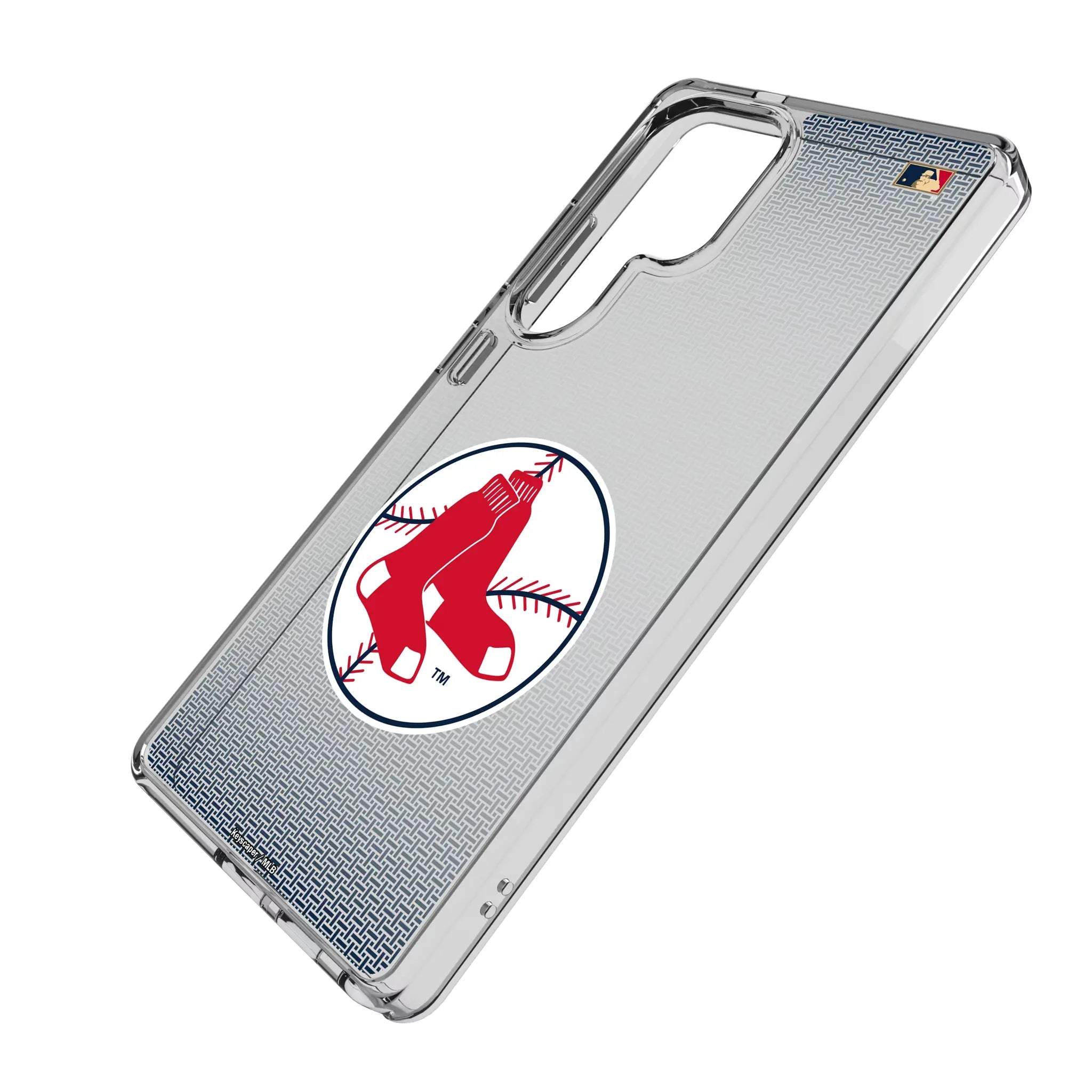 Boston Red Sox 1970-1975 - Cooperstown Collection Linen Clear Phone Case for Samsung Galaxy