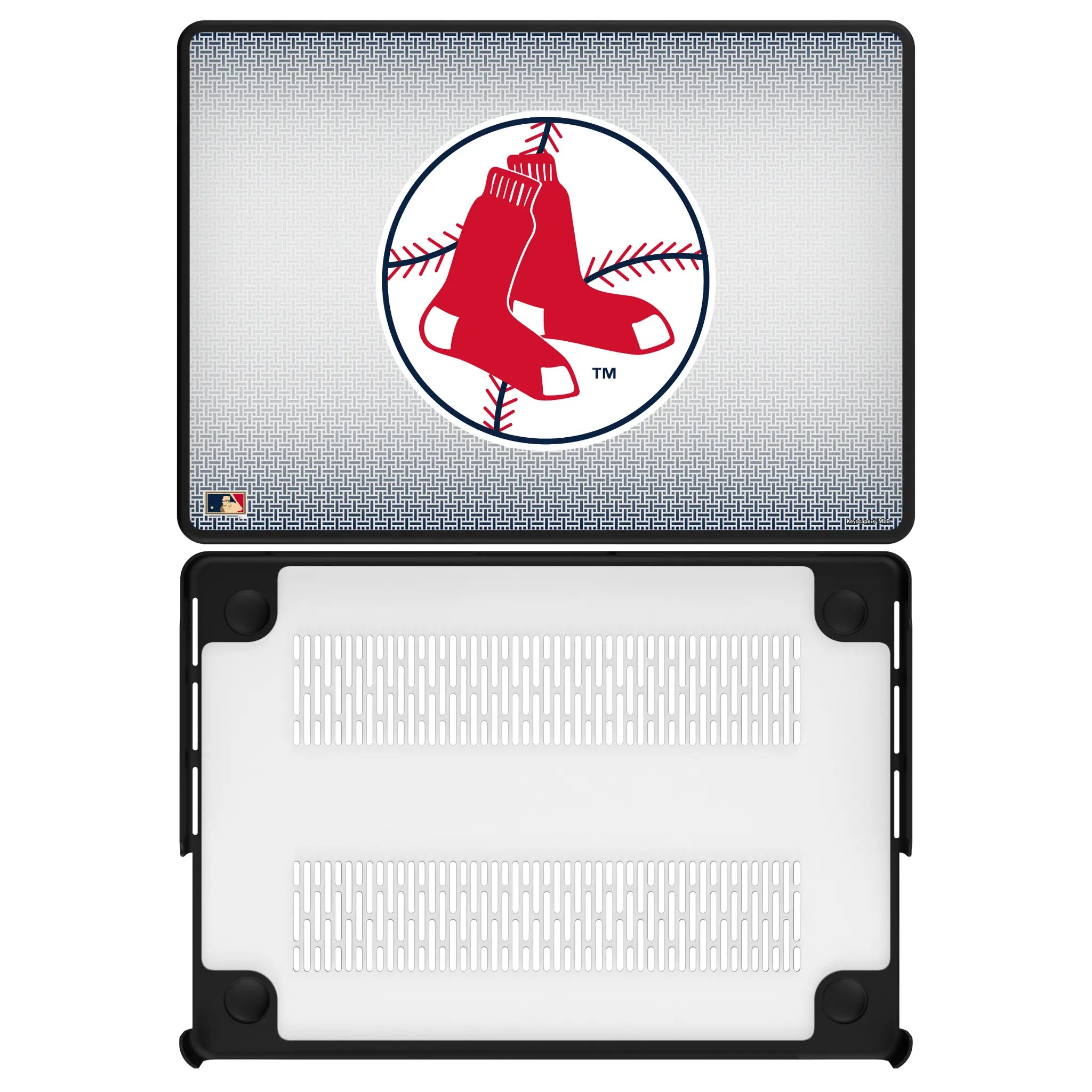 Boston Red Sox 1970-1975 - Cooperstown Collection Linen Laptop Case for Apple MacBook