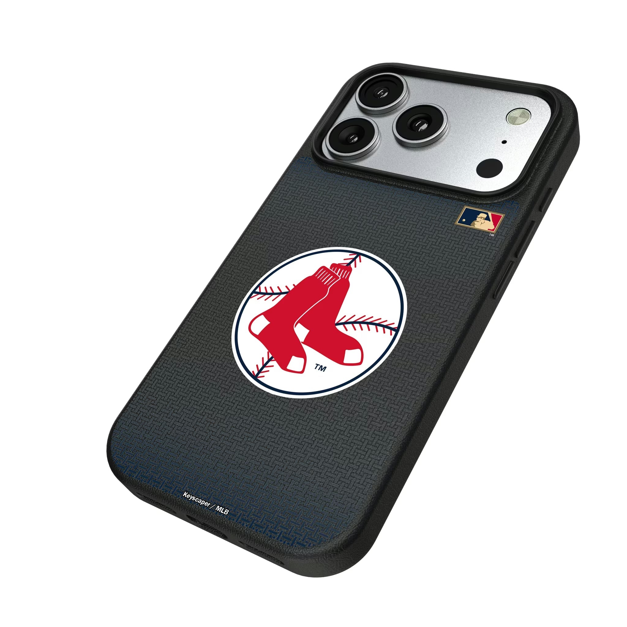 Boston Red Sox 1970-1975 - Cooperstown Collection Linen MagSafe Compatible Phone Case for Apple iPhone - Sports Gifts, Sports Memorabilia, Sports Collectibles, Fan Shop