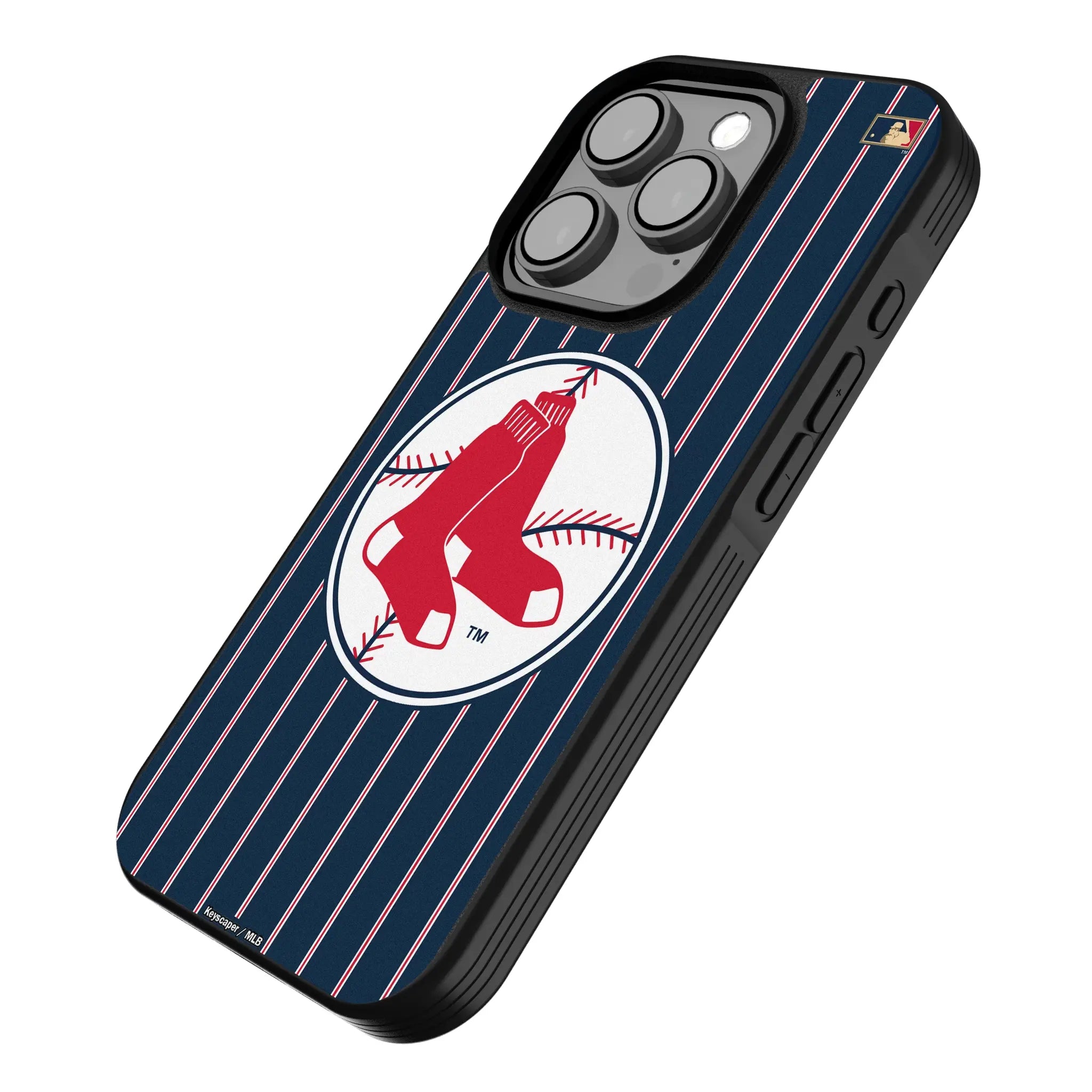 Boston Red Sox 1970-1975 - Cooperstown Collection Pinstripe Bump Phone Case
