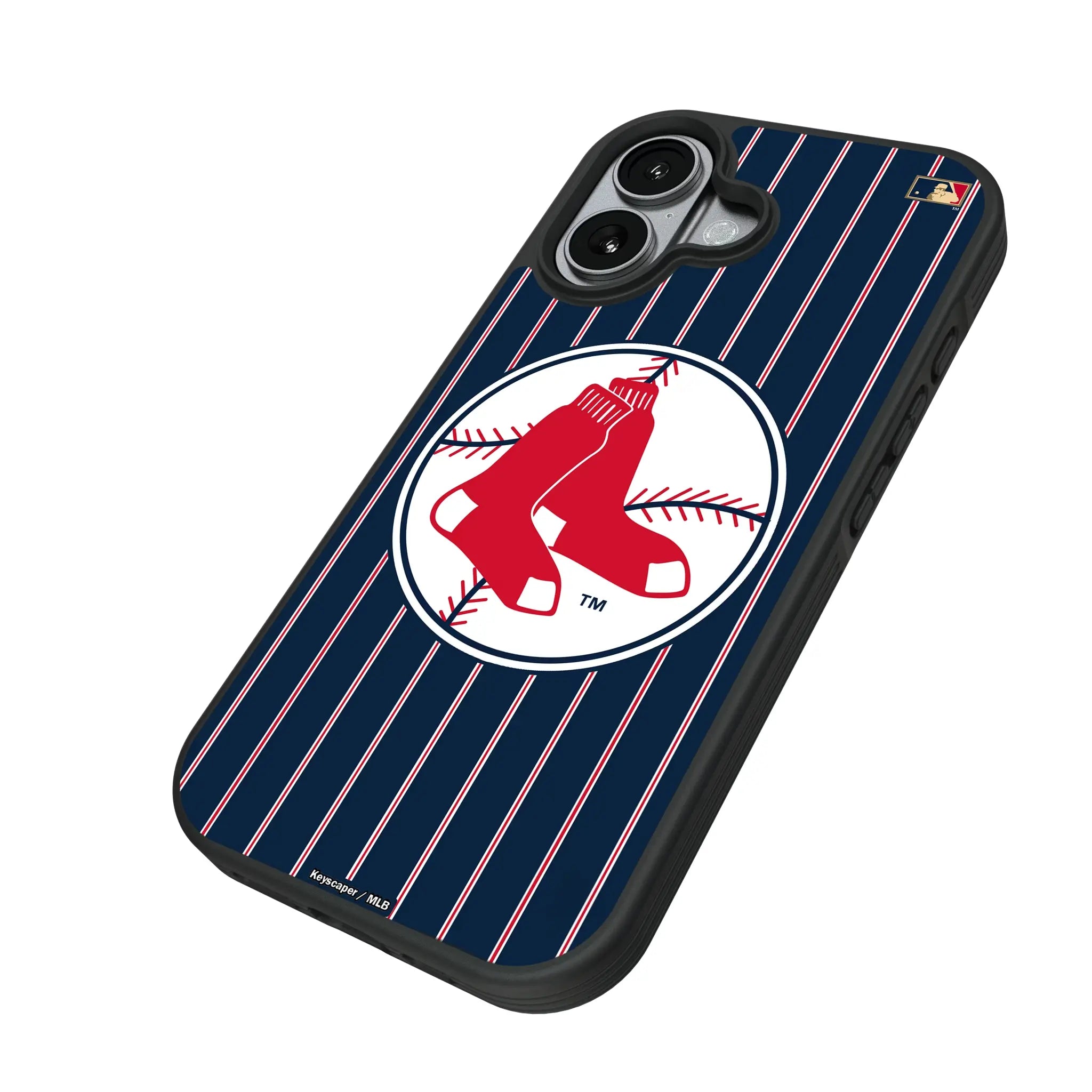 Boston Red Sox 1970-1975 - Cooperstown Collection Pinstripe Bump Phone Case