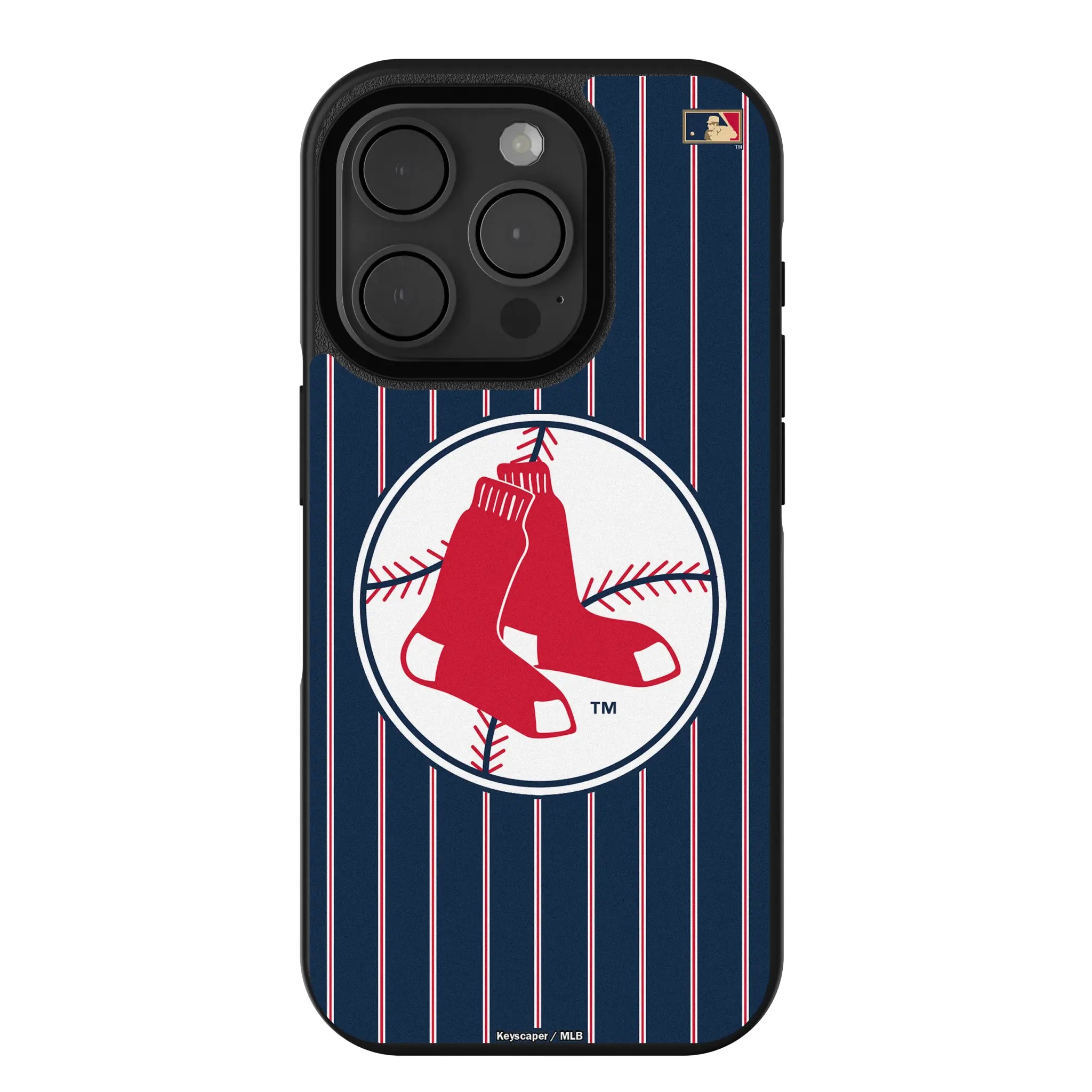 Boston Red Sox 1970-1975 - Cooperstown Collection Pinstripe Bump Phone Case