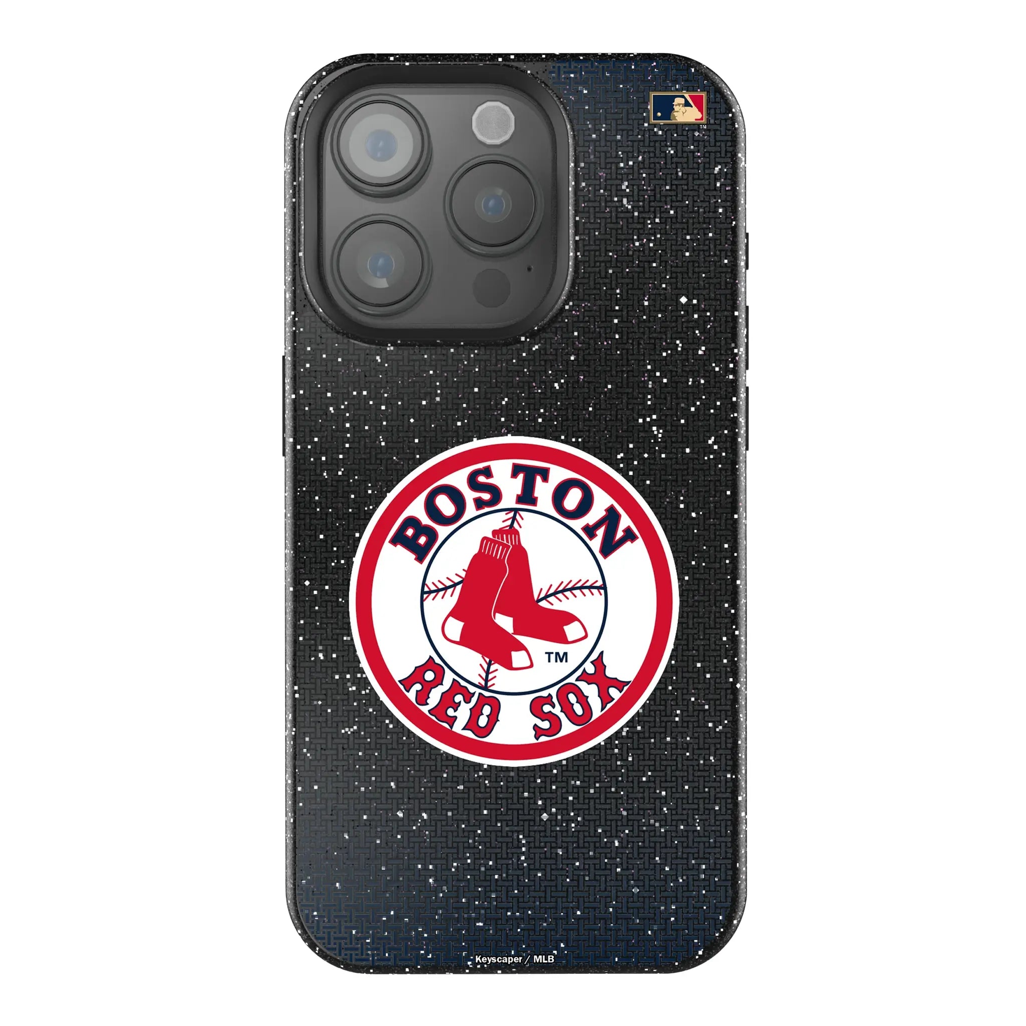 Boston Red Sox 1976-2008 - Cooperstown Collection Linen Bling Phone Case for Apple iPhone