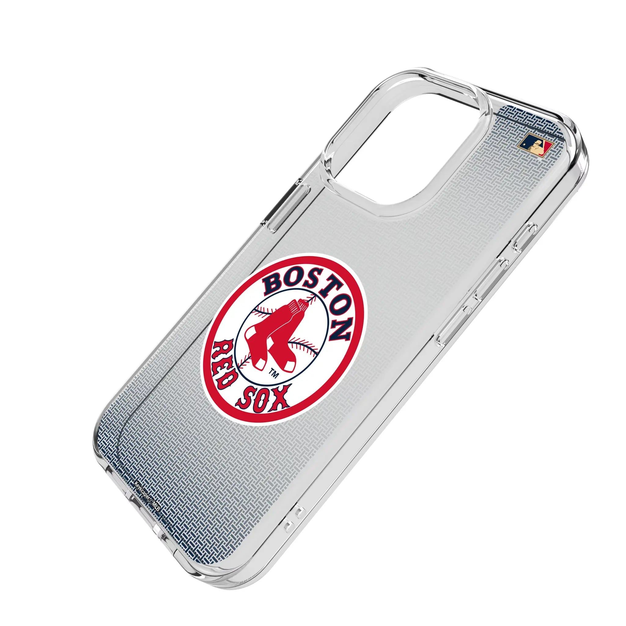 Boston Red Sox 1976-2008 - Cooperstown Collection Linen Clear Phone Case for Apple iPhone