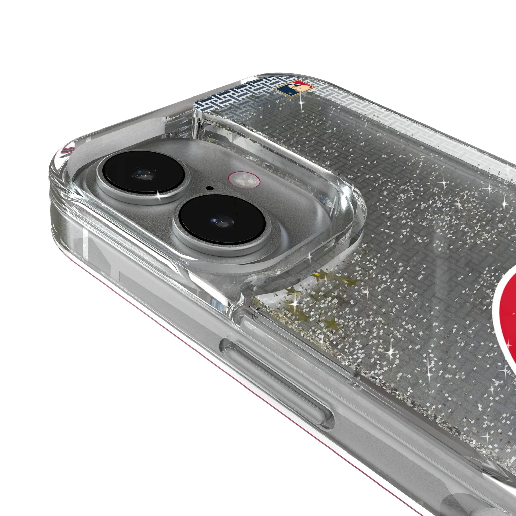 Boston Red Sox 1976-2008 - Cooperstown Collection Linen Glitter Phone Case