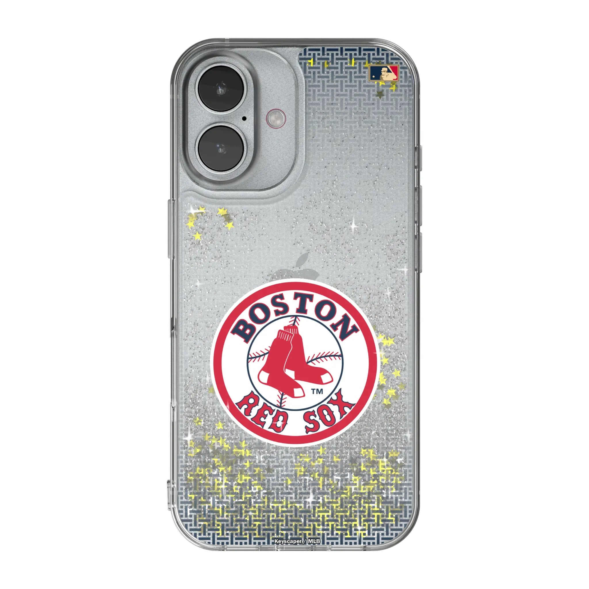 Boston Red Sox 1976-2008 - Cooperstown Collection Linen Glitter Phone Case
