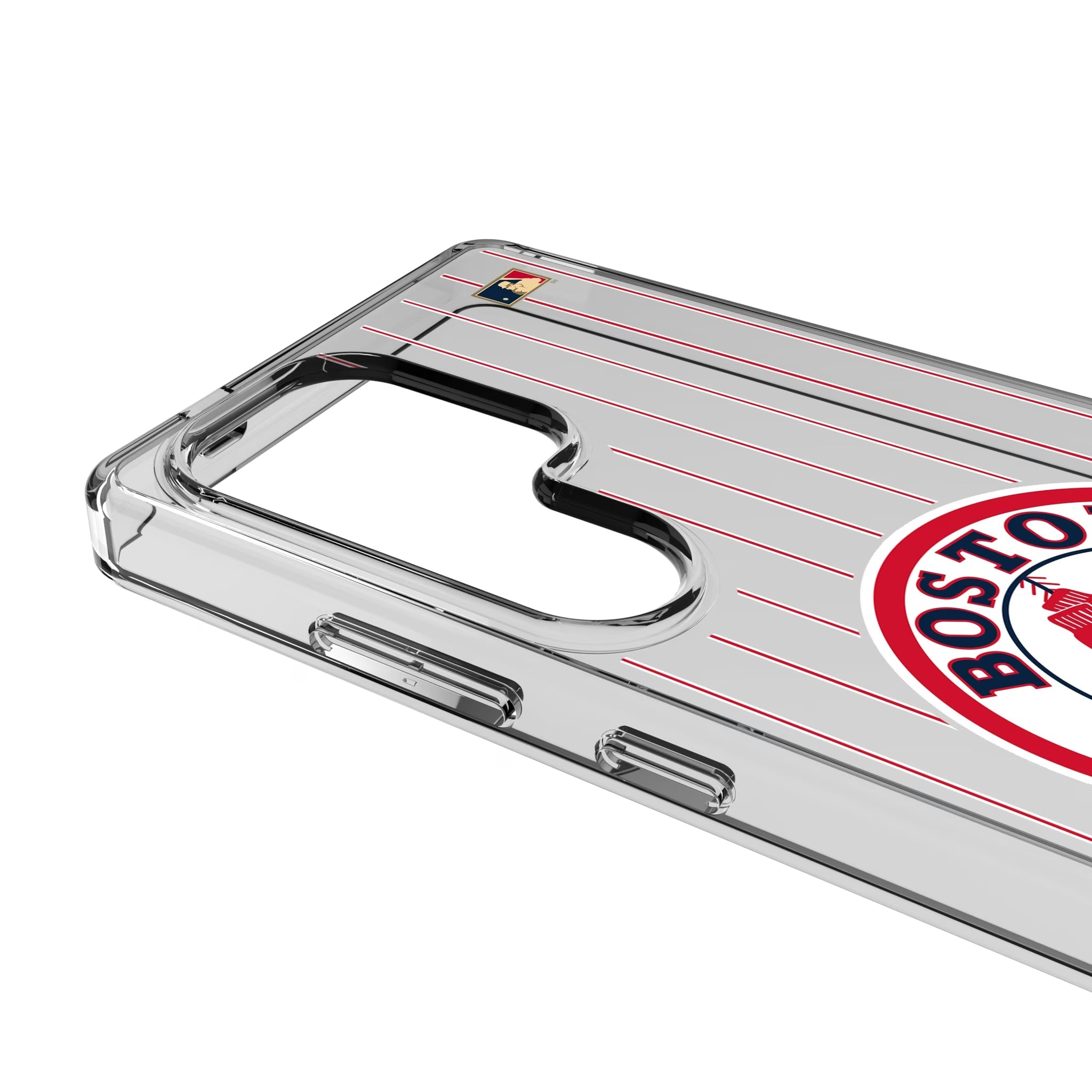 Boston Red Sox 1976-2008 - Cooperstown Collection Pinstripe Clear Phone Case for Samsung Galaxy