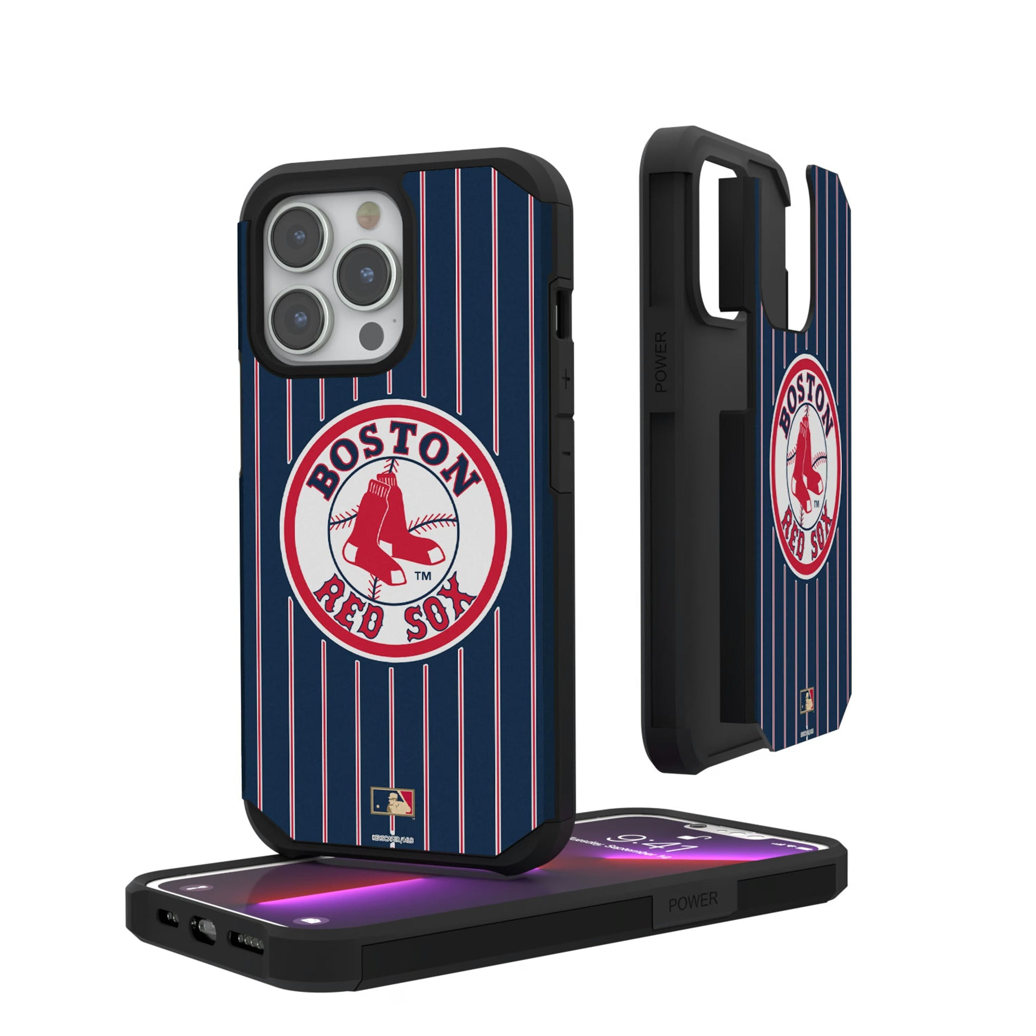 Boston Red Sox 1976-2008 - Cooperstown Collection Pinstripe Rugged Phone Case - Sports Gifts, Sports Memorabilia, Sports Collectibles, Fan Shop