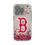 Boston Red Sox Confetti Clear Phone Case for Apple iPhone