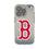 Boston Red Sox Linen Clear Phone Case for Apple iPhone