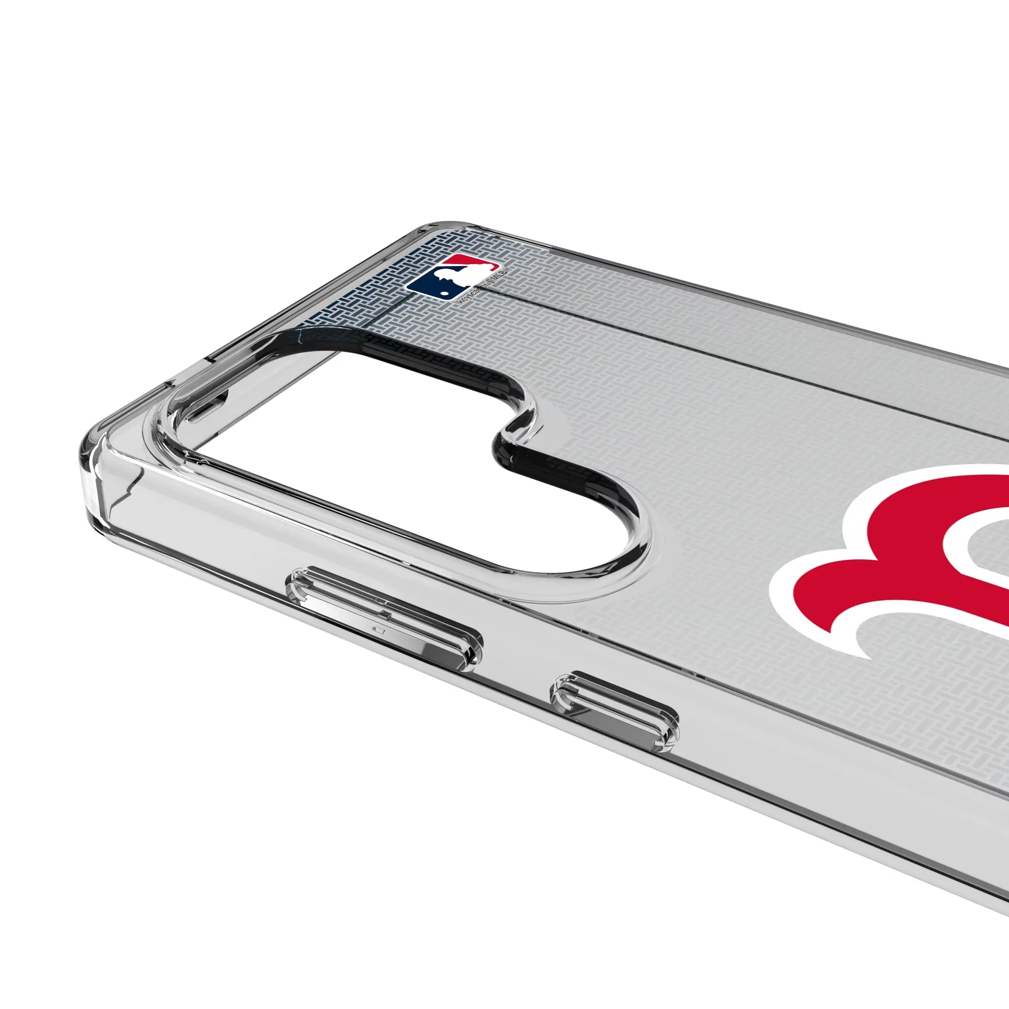 Boston Red Sox Linen Clear Phone Case for Samsung Galaxy