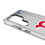 Boston Red Sox Linen Clear Phone Case for Samsung Galaxy