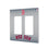 Boston Red Sox Linen Hidden-Screw Light Switch Plate