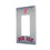 Boston Red Sox Linen Hidden-Screw Light Switch Plate