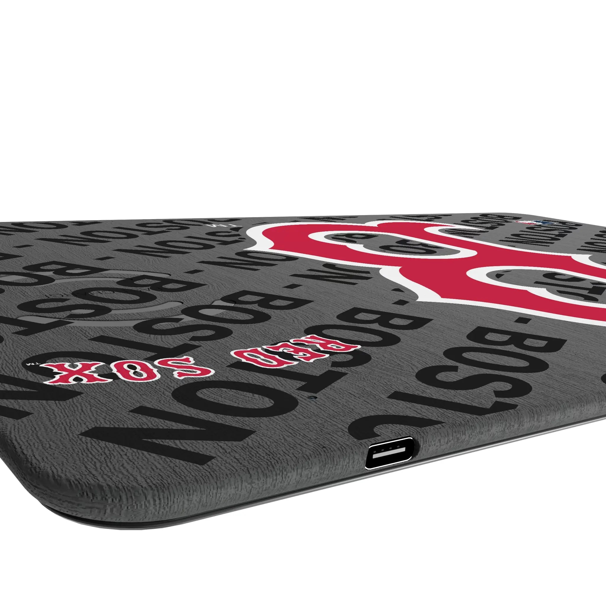 Boston Red Sox Monocolor Tilt 15-Watt Wireless Charger and Mouse Pad