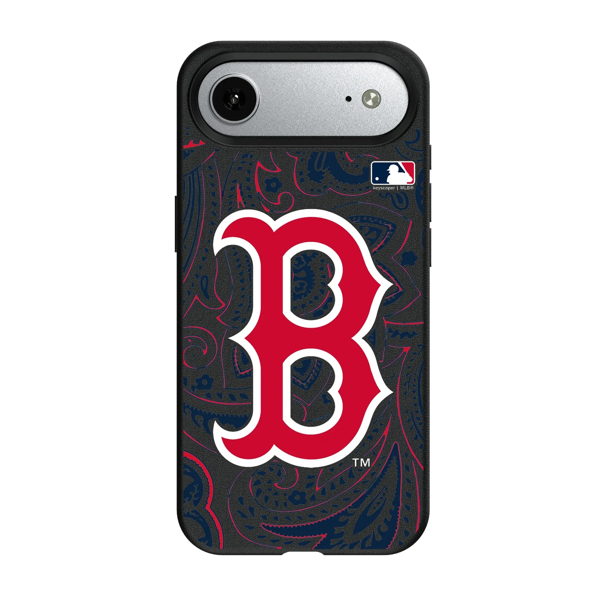 Boston Red Sox Paisley MagSafe Compatible Phone Case for Apple iPhone