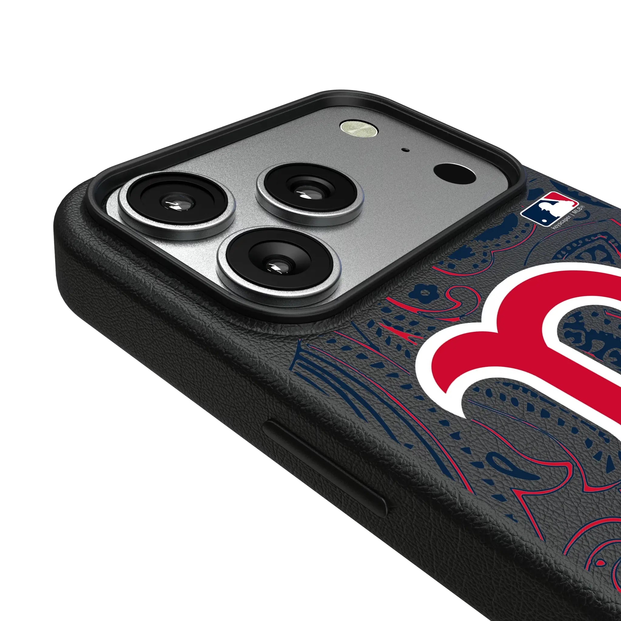 Boston Red Sox Paisley MagSafe Compatible Phone Case for Apple iPhone