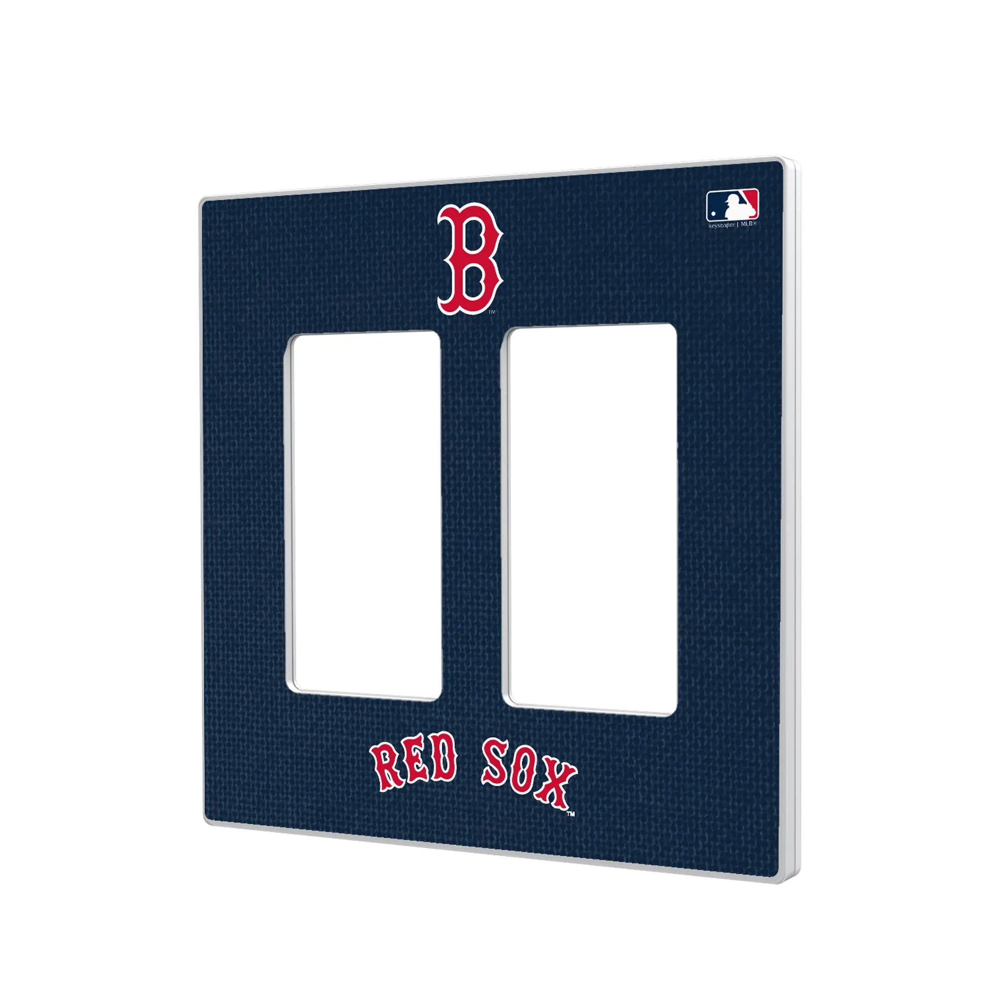 Boston Red Sox Solid Hidden-Screw Light Switch Plate