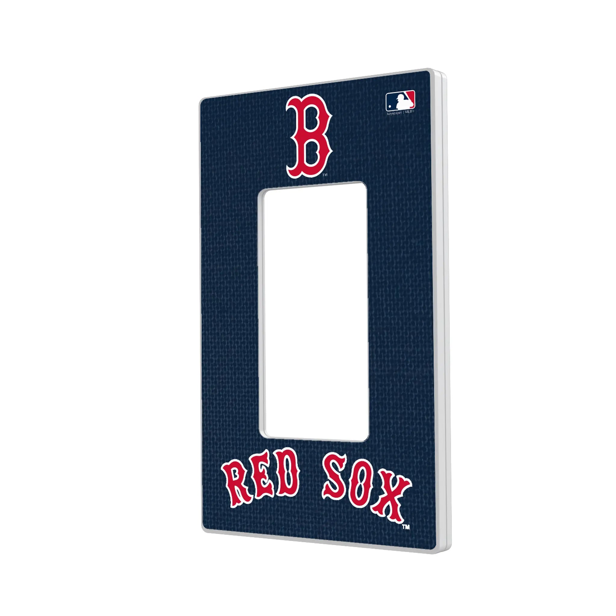 Boston Red Sox Solid Hidden-Screw Light Switch Plate