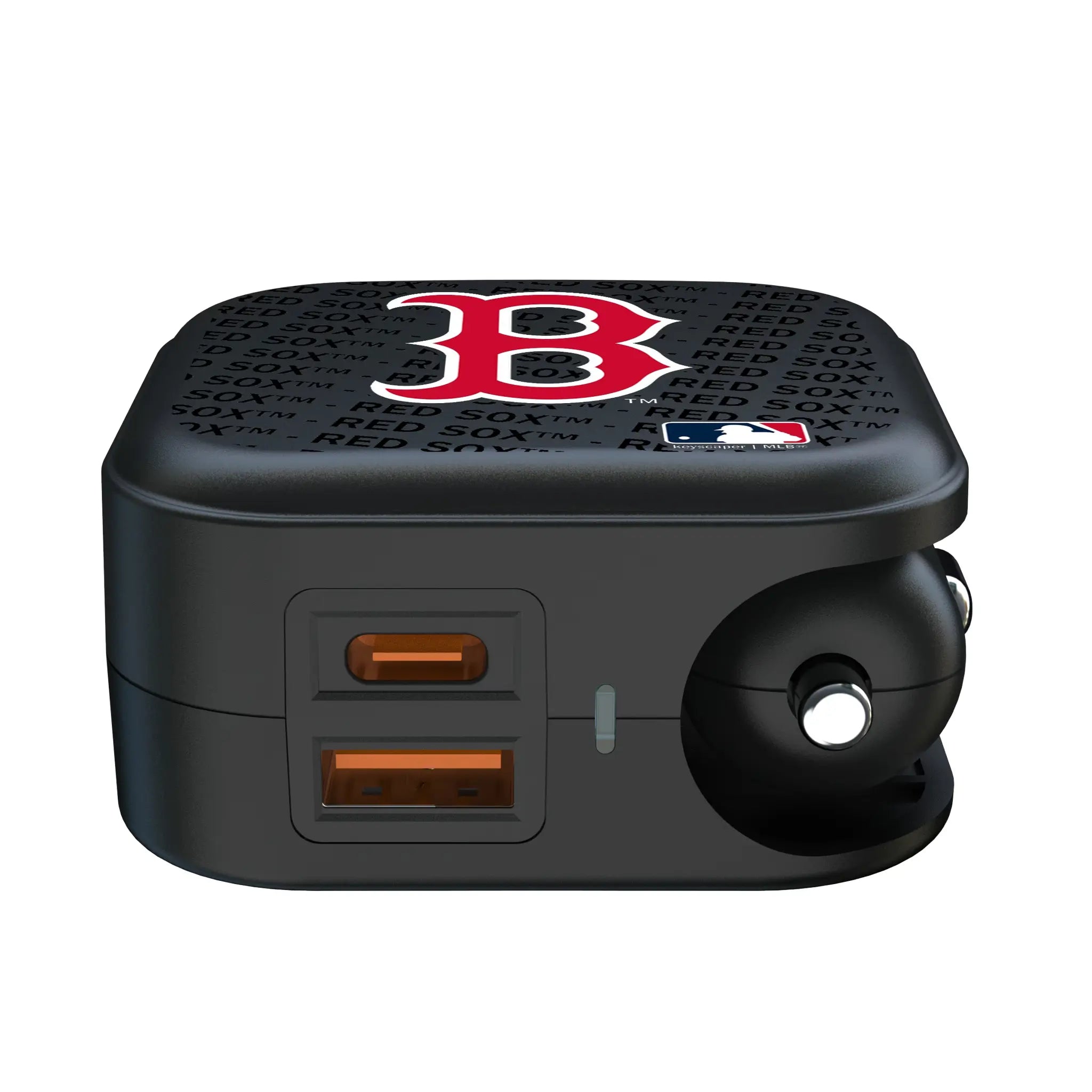 Boston Red Sox Text Backdrop 2 in 1 USB A/C Charger